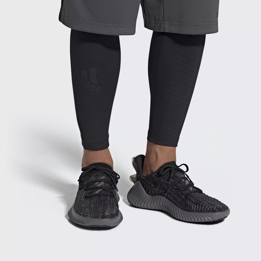 Adidas Alphabounce Deportivos Negros Para Hombre (MX-74193)